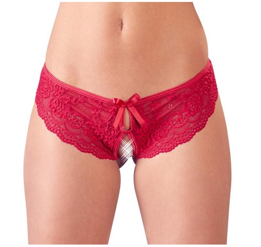 Lace Briefs Crotchless S